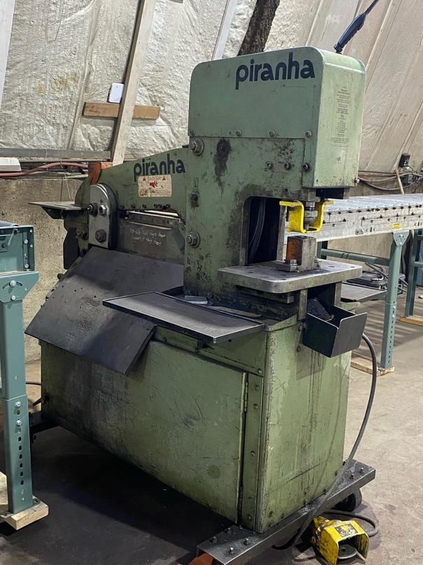 Piranha shear punch ironworker